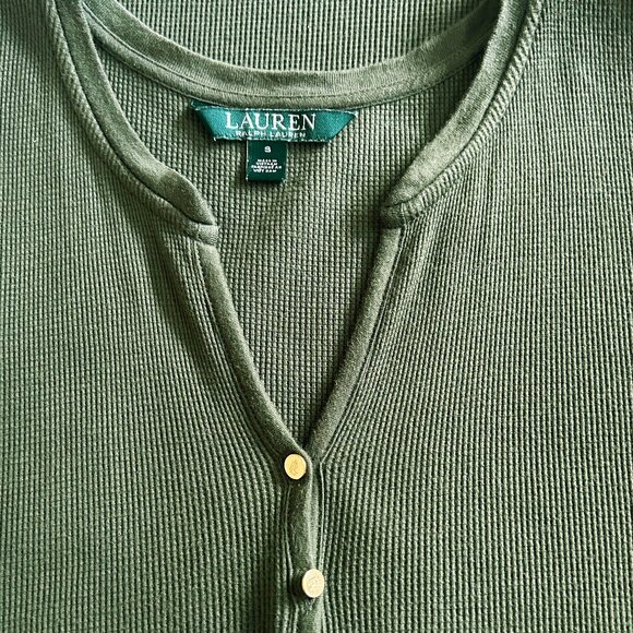 LRL Jersey Shirt Dress - Picture 1 of 7